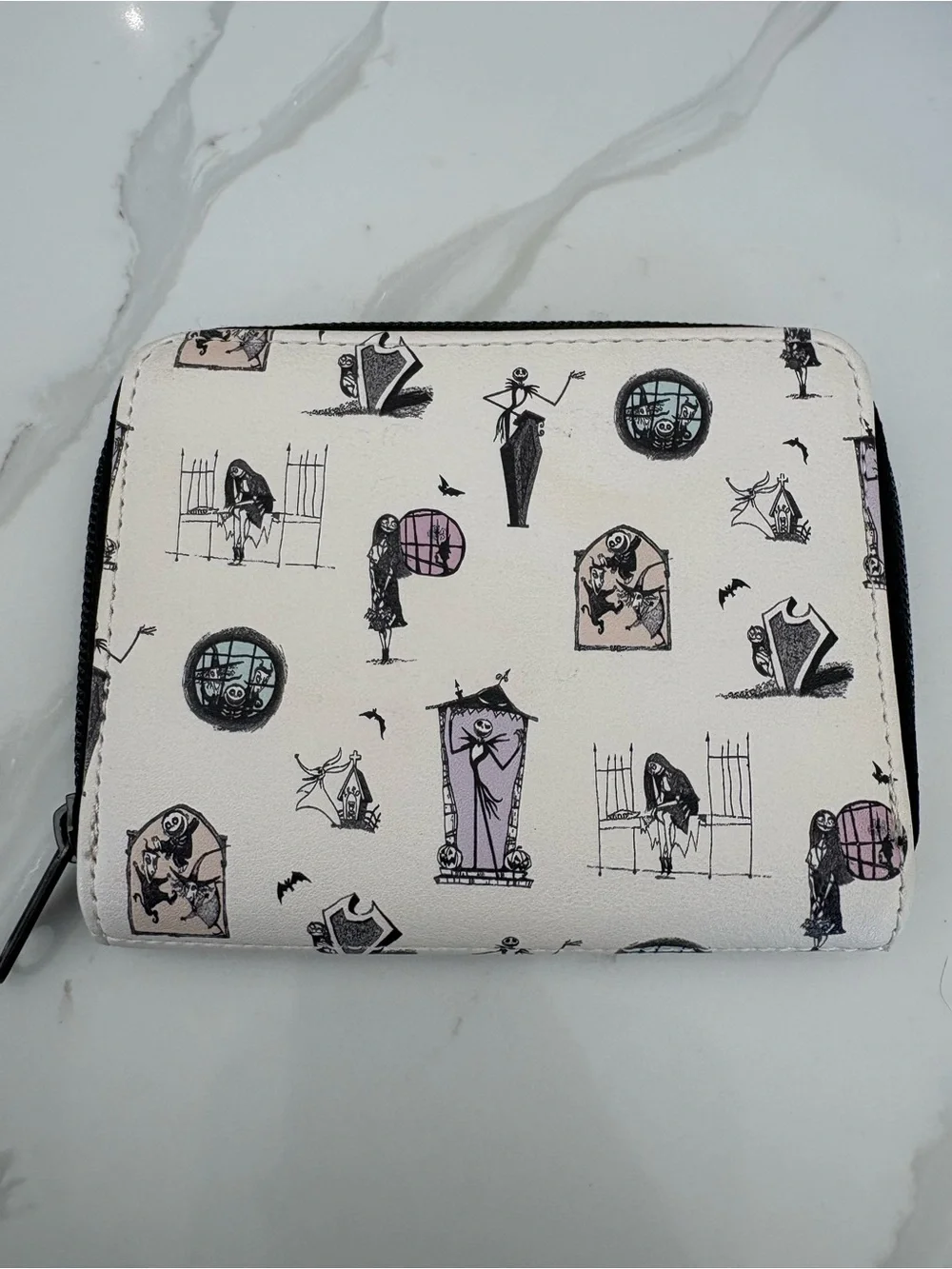NWT Loungefly The Nightmare Before Christmas Jack & Sally Mini Backpack & wallet